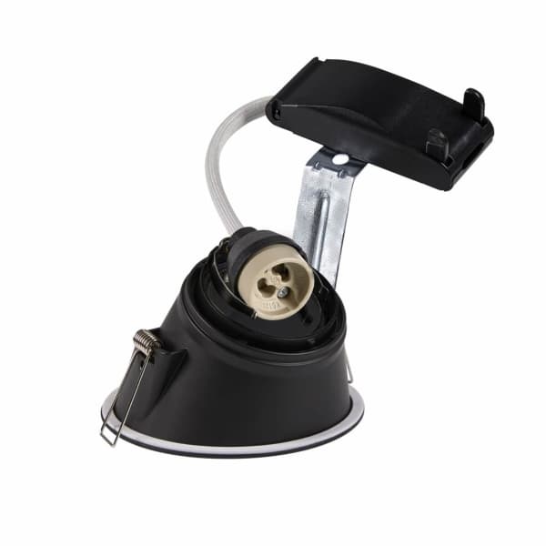 SLV HORN-A, 1 lampor, GU10, IP20, IP44, Svart