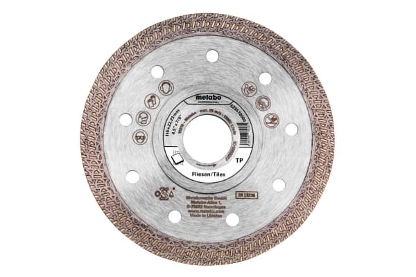 Metabo 628578000, Klippskiva, Platt i mitten, Kakel, Metabo, 2,22 cm, 11,5 cm