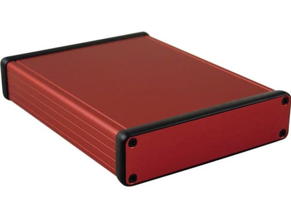Hammond Electronics 1455P1601RD Profiili-kaappi 160 x 125 x 30.5 Alumiini Rød 1 stk 1 stk