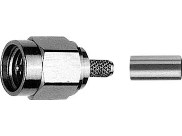 Telegärtner SMA-kontaktplugg - rett - 50 Ohm - J01150A0049 - 1 stk (J01150A0049)