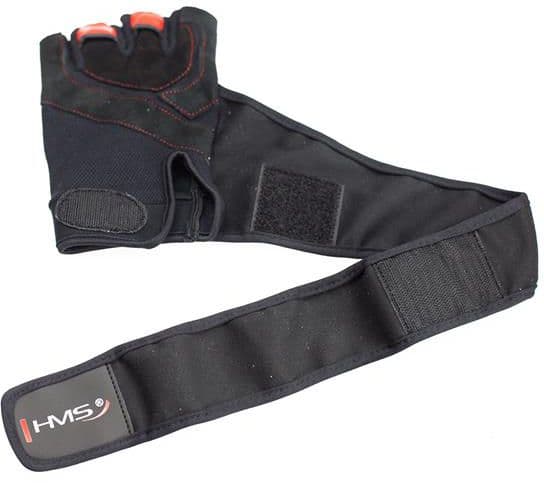 HMS Gym Gloves RST01 musta-punainen r. S (17-63-205)