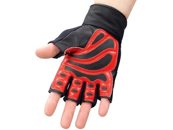 HMS Gym Gloves RST01 musta-punainen r. S (17-63-205)
