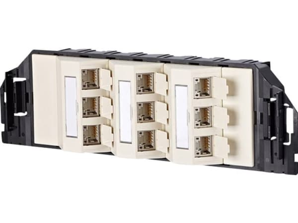 METZ CONNECT 130B11S90301-E, RJ-45, 6a, Musta, Valkoinen, 1 kpl