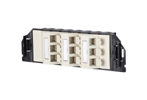 METZ CONNECT 130B11S90301-E, RJ-45, 6a, Svart, Vit, 1 styck