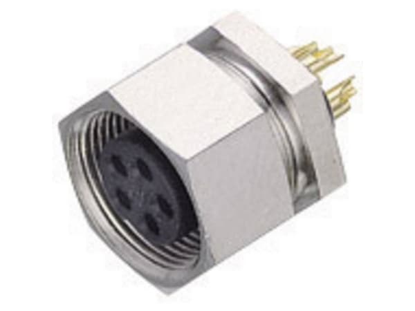 BINDER 09-0078-00-03, 4 A, 125 V, Honkoppling, Metallisk, IP40
