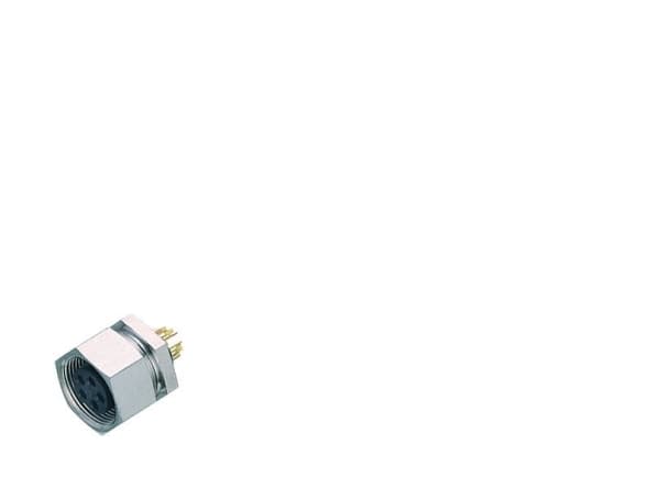 BINDER 09-0078-00-03, 4 A, 125 V, Honkoppling, Metallisk, IP40