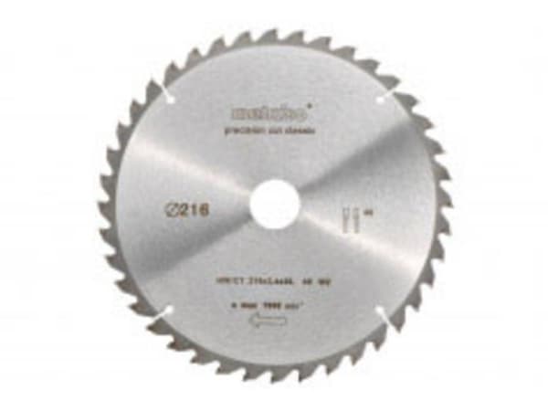 Metabo 628062000, Lastulevy, lehtipuu, MDF, vaneri, havupuu, 21,6 cm, 3 cm, 1,6 mm, 2,4 mm, TS 216 / TS 216 Floor, TS 216 Floor