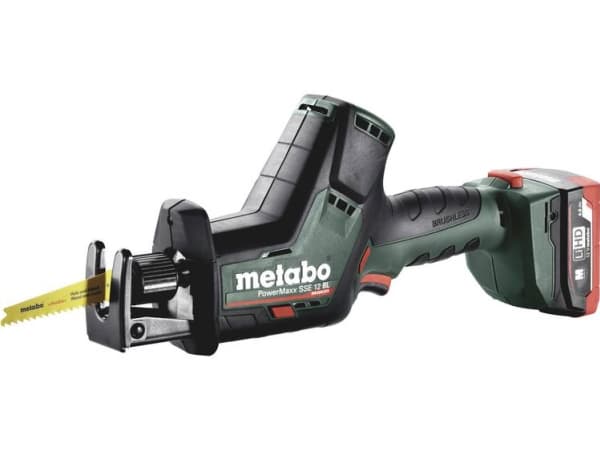Metabo Powermaxx SSE 12 BL, Sylindergrep, Sort, Rød, 3000 spm, 1,6 cm, 89 dB, 78 dB
