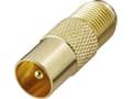 Miniatyrbild 1 av 5: Renkforce RF-4197003, Belling-Lee/IEC, F, Guld