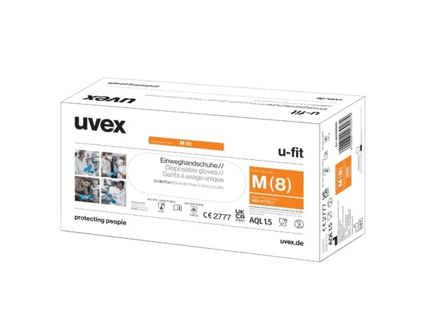 Uvex u-fit, Blå, Vuxen, Vuxen, Unisex, Stänkskyddad, 100 styck