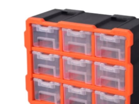 Boxer® sortimentskoffert med 9 skuffer 32 × 37,8 × 15,2 cm