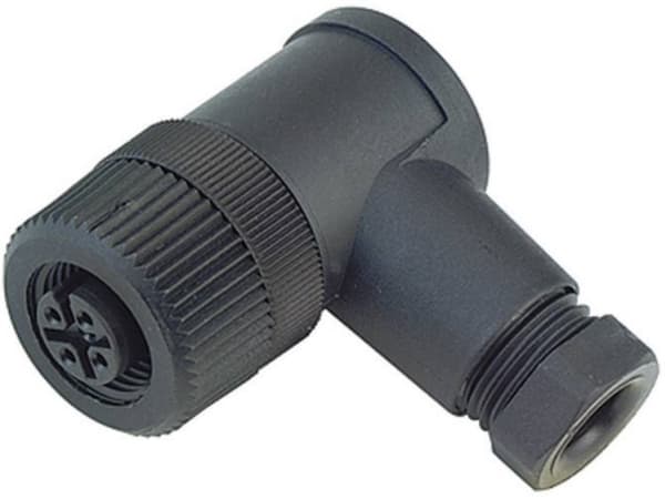 Binder 99-0430-00-04 Sensor, kontakt för manöverdon, M12 Anslutning, vinklad Polnummer (RJ): 4 1 st