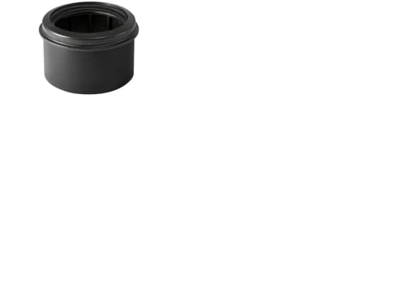 Peh toilettilsl.ovg.90-110mm - lige/kort til vægtoilet sort