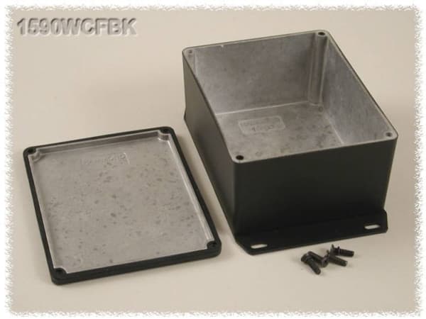 Hammond Electronics 1590WCFBK Yleiskaappi 120 x 94 x 56,5 Alumiini Musta 1 kpl