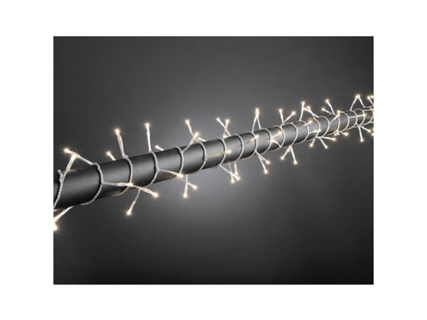 Konstsmide 2366-003 Micro-ljuskedja Exteriör via strömförsörjning Antal glödlampor 80 Glödlampa Klar Belyst Längd: 3,95 m