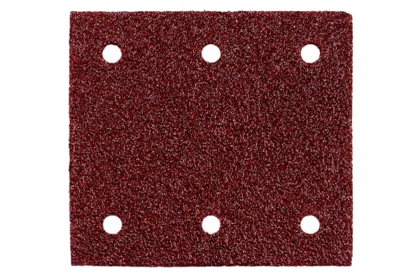 Metabo 625622000, Sandpapper, Metall, Polyester, Rostfritt stål, Stål, Trä, Brun, Rektangulär, 115 mm, 103 mm