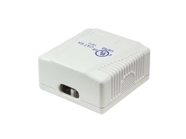 LogiLink NP0074, 2 x RJ-45, Vit, 59 mm, 61 mm, 29,5 mm, 65 mm
