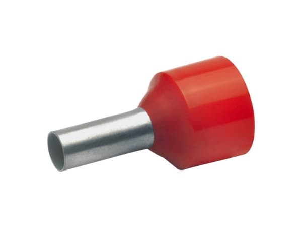 Klauke 43612 Kaapeli 10 mm² Delvist isoleret Rød 100 stk 100 stk