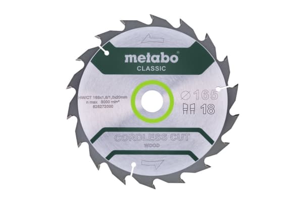Metabo 628272000, 16,5 cm, 2 cm, 1 mm, 1,6 mm, Metabo, KS 18 LTX 57 / KT 18 LTX 66 BL / KS 18 LTX 66 BL