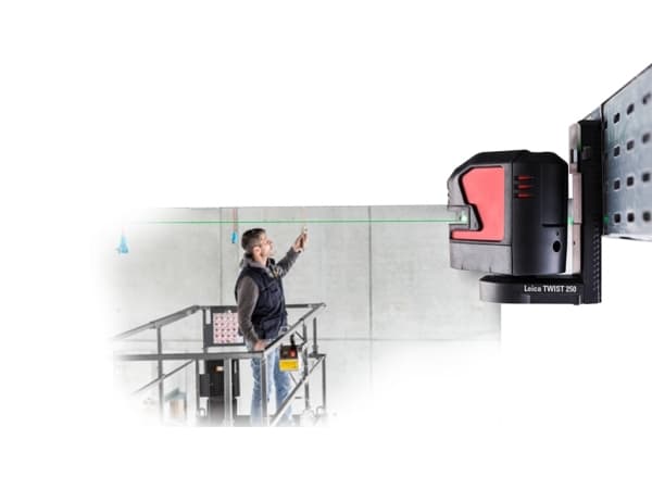 Leica Lino L2G, 35 m, 0,2 mm/m, 4°, 80 m, Horisontal/vertikal, Grønn