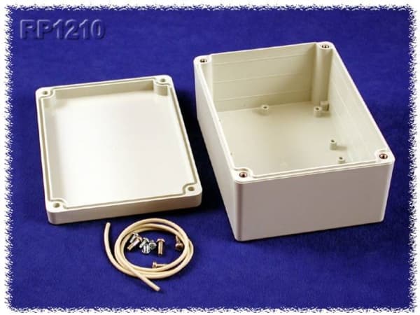 Hammond Electronics RP1210 Universalkabinet 145 x 105 x 60 Polykarbonaatti Grå 1 stk