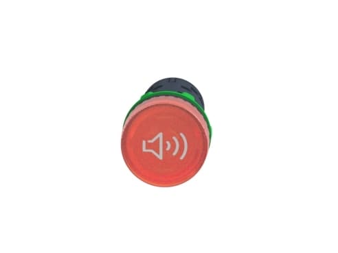 Schneider Electric XB5KS2B4 Summer kan belyses, med lampefatning (L x B x K) 55 x 29 x 29 mm Rød 1 stk