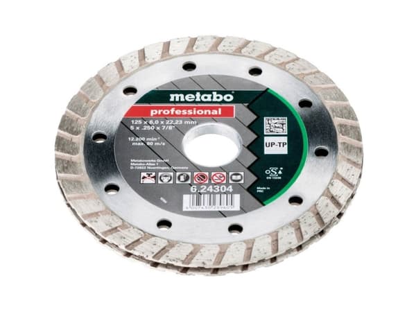 Metabo 624304000 Timanttinen leikkuukiekko 1 kpl 125 mm 1 kpl 1 kpl
