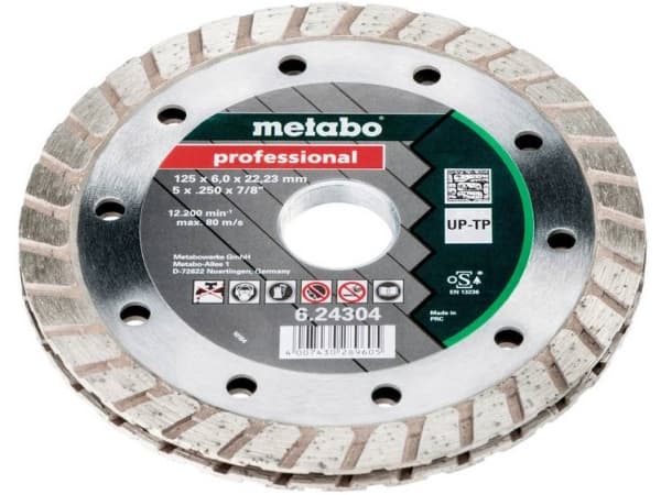 Metabo 624304000 Timanttinen leikkuukiekko 1 kpl 125 mm 1 kpl 1 kpl