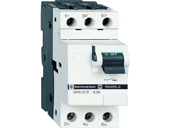Schneider Electric GV2LE16, moottorin käynnistin, harmaa, IP20, CCC UL CSA EAC LROS (Lloydsin lähetysrekisteri) BV RINA DNV-GL UKCA IECEE CB Scheme,