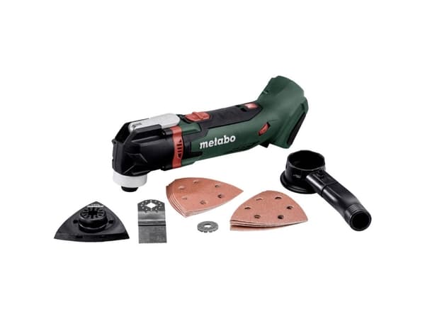Metabo MT 18 LTX, Sliping, Rasping, Saging, Skraping, Sort, Grønn, Rød, 18000 OPM, 7000 OPM, 1,6°, 11,5 m/s² - SOLO
