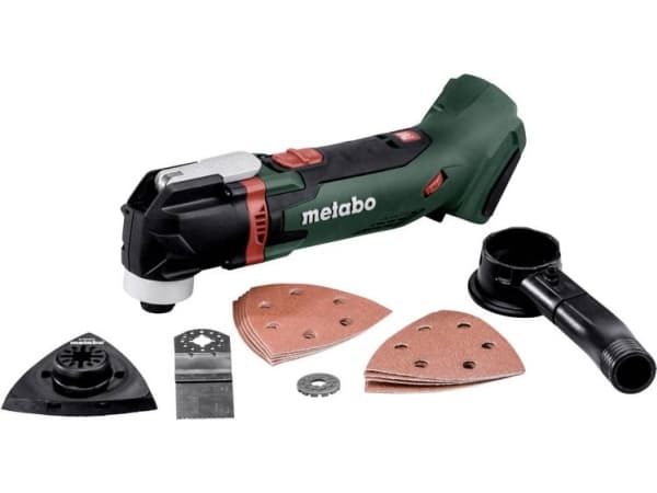 Metabo MT 18 LTX, Sliping, Rasping, Saging, Skraping, Sort, Grønn, Rød, 18000 OPM, 7000 OPM, 1,6°, 11,5 m/s² - SOLO