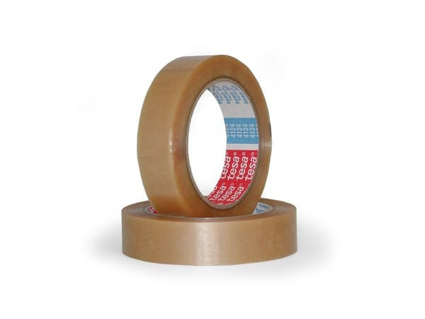 Tejp tesa 4124 PVC 19mmx66m Klar Transparent 110x110x19mm (66m)