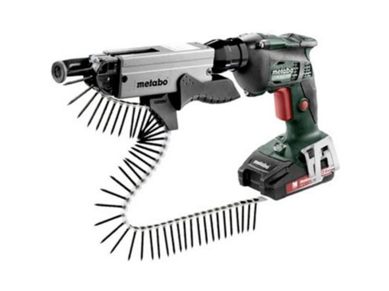 Metabo SE 18 LTX 6000 + SM 5-55 620049510 Batteri gipsvægsskruetrækker LiHD inkl. ekstra batteri, inkl. tilbehør