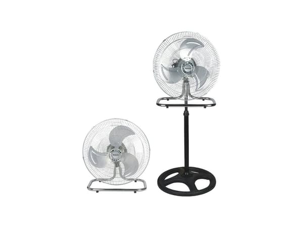 Ravanson WT-7046, Husholdningsvifte, Sort, Rustfritt stål, Gulv, 50 cm, AC, 80 W