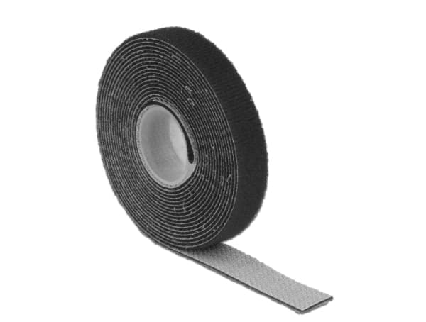 Delock - Kardborrefäste - 3 cm - svart