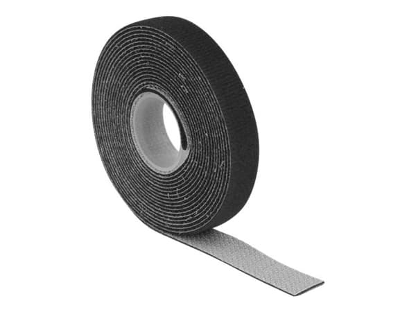 Delock - Kardborrefäste - 3 cm - svart