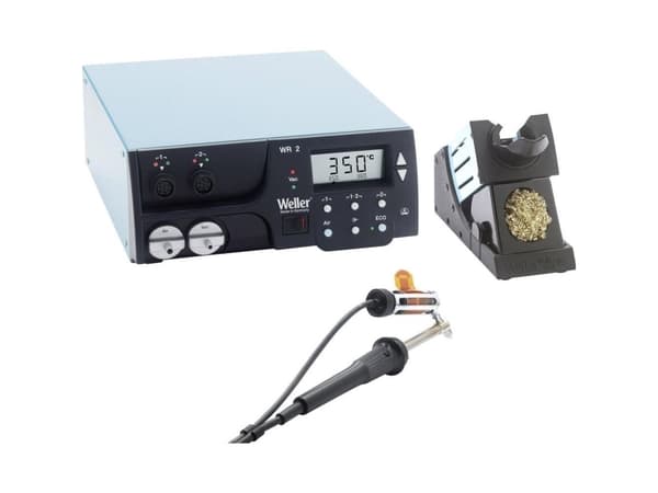 Weller WR 2000D, 2 kanaler, 9 °C, 2 °C, 50 °C, 550 °C, LCD