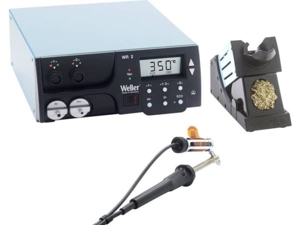 Weller WR 2000D, 2 kanaler, 9 °C, 2 °C, 50 °C, 550 °C, LCD