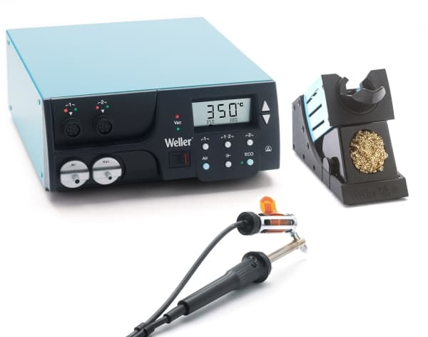 Weller WR 2000D, 2 kanaler, 9 °C, 2 °C, 50 °C, 550 °C, LCD