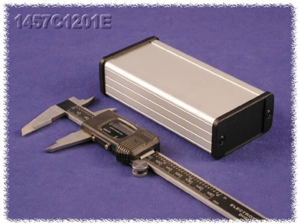 Hammond Electronics 1457C1201EBK Yleiskaappi 120 x 59 x 31 Alumiini Musta 1 kpl 1 kpl