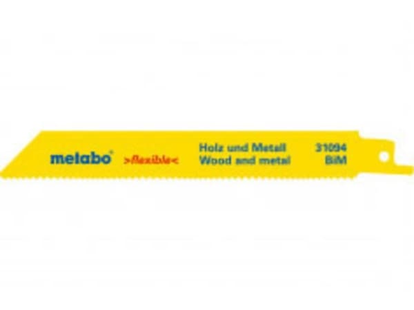 Metabo 631094000, Sabelsagblad, Metall, Gips, Stål, Tre, Bimetall, Blå, Hvit, Gult, 10-14, 1,8 mm