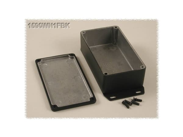 Hammond Electronics 1590WN1FBK Yleiskaappi 121 x 66 x 40 Alumiini Musta 1 kpl 1 kpl