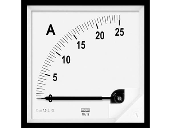 Lumel MA19 250A/60mV Panel meter 96 x 96 mm 250 A/DC (60 mV)  Drejespole