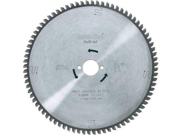 Metabo 628088000 Rundsavblad 250 mm 1 stk