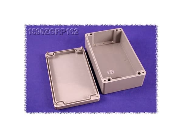Hammond Electronics 1590ZGRP162 Universalkabinetti 260 x 160 x 90 Polyesteri Grå 1 stk 1 stk