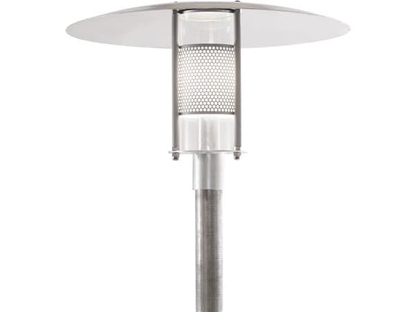 DeKanon parkarmatur f/Ø60mm mast. E27. f/Retrofit LED. Varmgalvaniseret. Klasse II dobbeltisoleret m/3,5M kabel STANDARD
