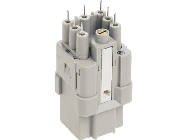 HARTING Pistotulppa naaras (naaras) uros Q 7/0 7-napainen maadoituksella max 10A 400 V