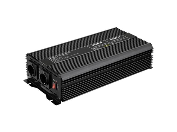 Goobay 58892, Universel, 12 - 13.8 V, 3000 W, 230 V, Sort, DC-AC, DC-AC