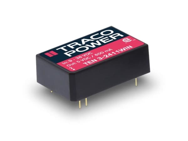 Traco Power TEN 3-2422WIN, 31,8 mm, 10,2 mm, 20,3 mm, 12,4 g, 3 W, 9-36 V