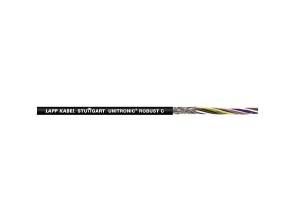LAPP 1032052/100 Busledning UNITRONIC® ROBUST C 4 x 0.14 mm² Sort 100 m